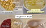 10 công thức làm sữa hạt giảm cân thơm ngon 
