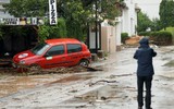 Chùm ảnh lũ lụt kinh hoàng ở Slovenia