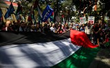 Hình ảnh thế giới Hồi giáo biểu tình phản đối ném bom Gaza 