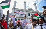 Hình ảnh thế giới Hồi giáo biểu tình phản đối ném bom Gaza 