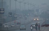 Hình ảnh trẻ em Ấn Độ khốn khổ vì ô nhiễm không khí 