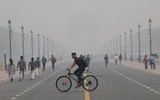 Hình ảnh trẻ em Ấn Độ khốn khổ vì ô nhiễm không khí 