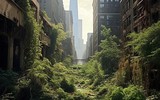 AI vẽ các thành phố tấp nập nếu bị bỏ hoang sau 100 năm 
