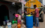 Chùm ảnh bang Ấn Độ cạn kiệt nước dù chưa đến mùa hè