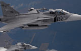 Tiêm kích JAS 39 Gripen được nâng cấp ngang tầm F-35