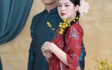 Ảnh Tết của Thành Chung và vợ hot girl nhận 'mưa' lời khen
