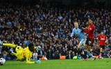 Chùm ảnh: Man City ngược dòng hạ Man Utd ở trận derby thành Manchester 