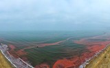 Người dân lo lắng trước dải nước màu đỏ xuất hiện ở biển Hà Tĩnh