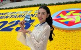 Hoa hậu Thùy Tiên tham dự Hội Nghị Quốc tế lần 5 tại Hàn Quốc