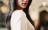 Hoa hậu Thiên Ân khoe vòng eo con kiến đẹp hút mắt trên thảm đỏ quốc tế