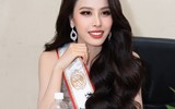 Á hậu Miss Intercontinental 2023 Ngọc Hằng về nước trong vòng vây người hâm mộ