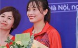 Vẻ nhí nhảnh, đáng yêu của ‘hoa khôi’ tuyển nữ Việt Nam