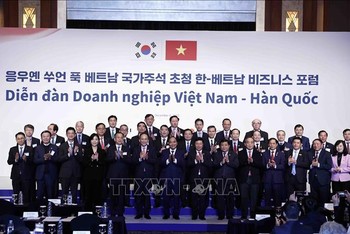 Chủ tịch nước dự Diễn đàn Doanh nghiệp Việt Nam - Hàn Quốc