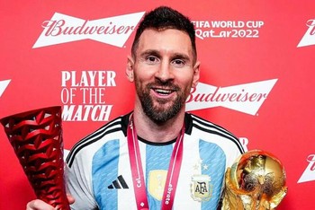 Messi được vinh danh 'vận động viên thể thao hay nhất thế giới' năm 2022 