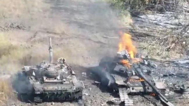 42 xe tăng bị thiệt hại trong cuộc tấn công bất thành tại Donetsk?