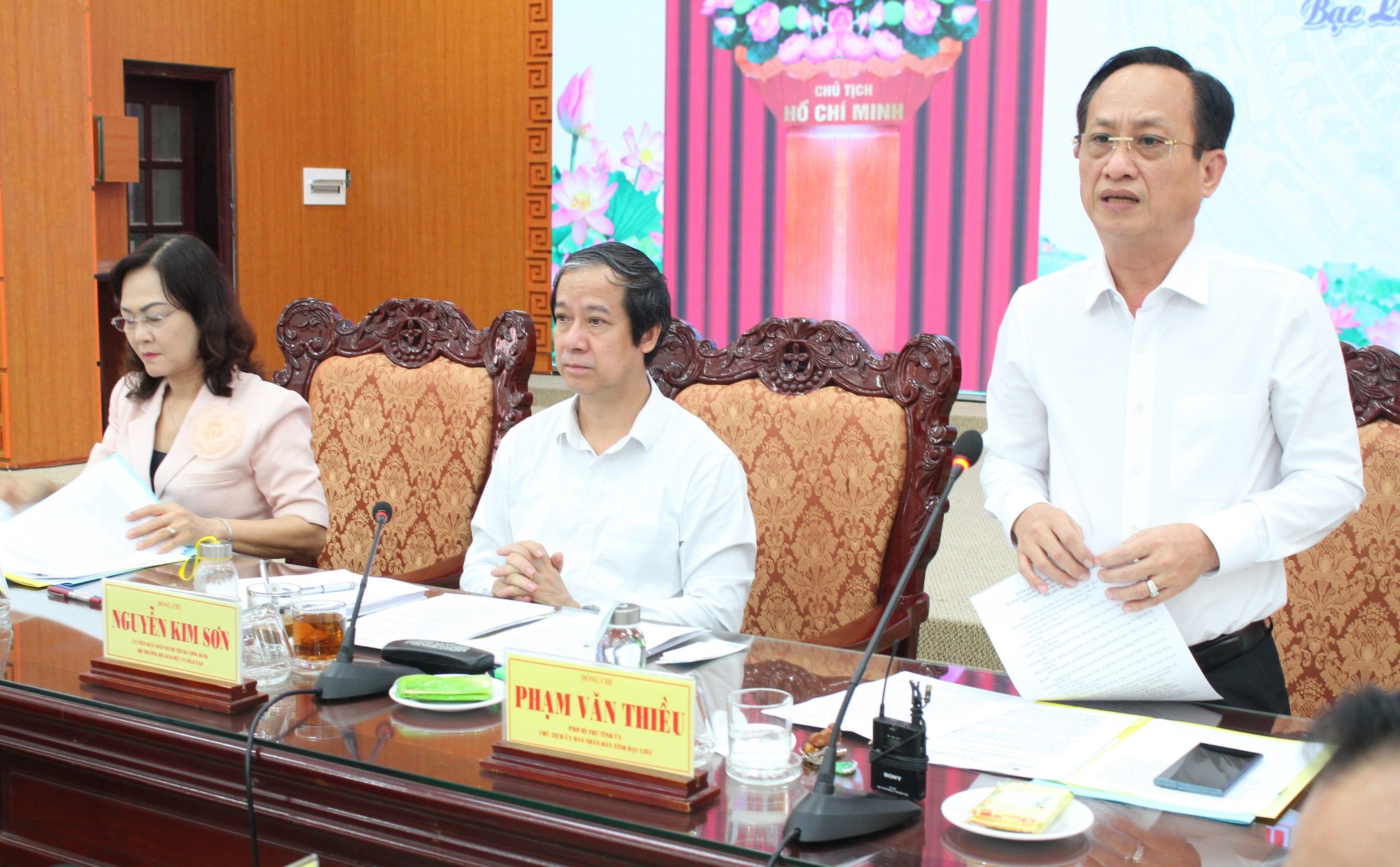Bộ trưởng Nguyễn Kim Sơn làm việc tại tỉnh Bạc Liêu ảnh 2