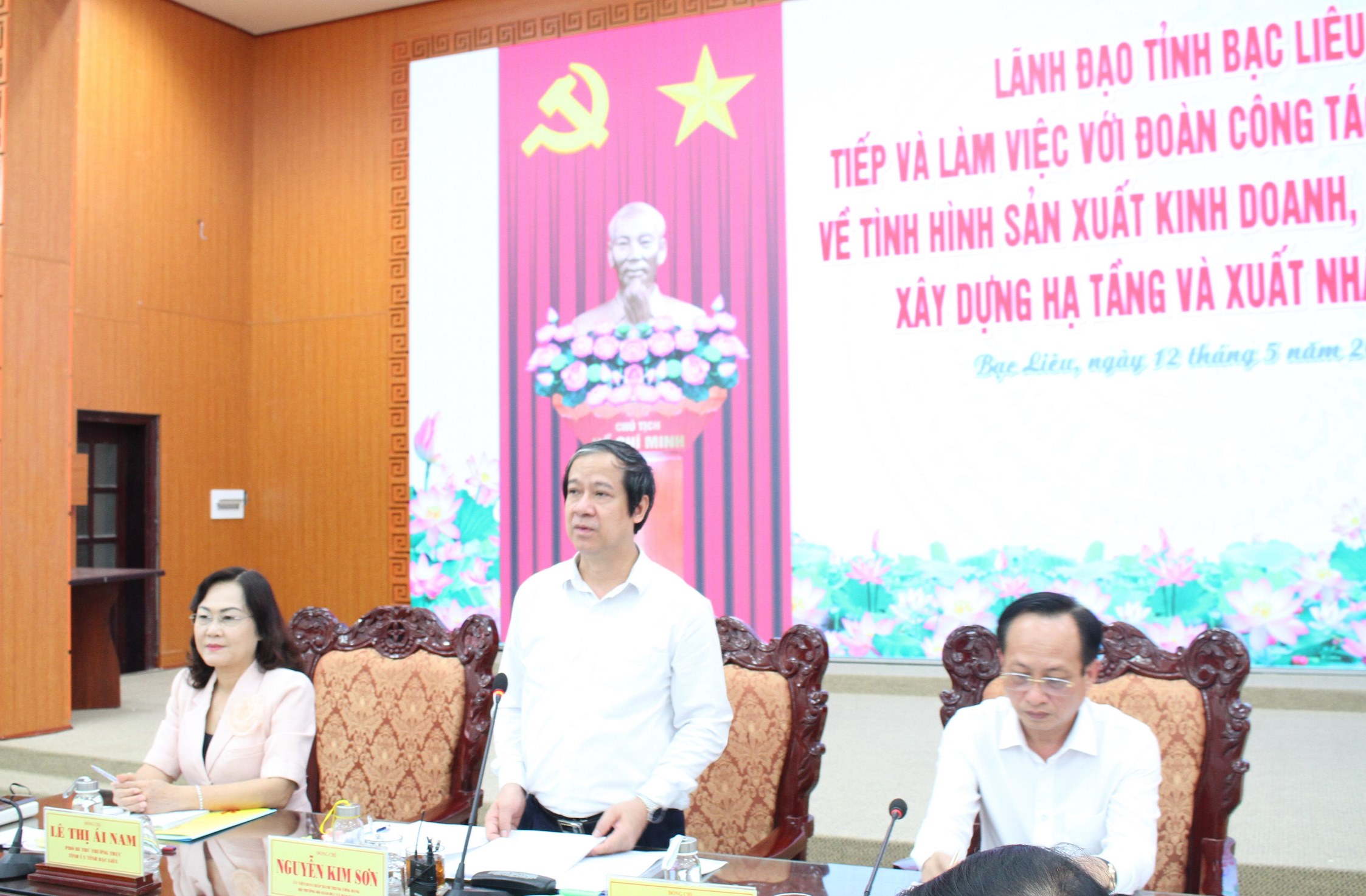 Bộ trưởng Nguyễn Kim Sơn làm việc tại tỉnh Bạc Liêu ảnh 3