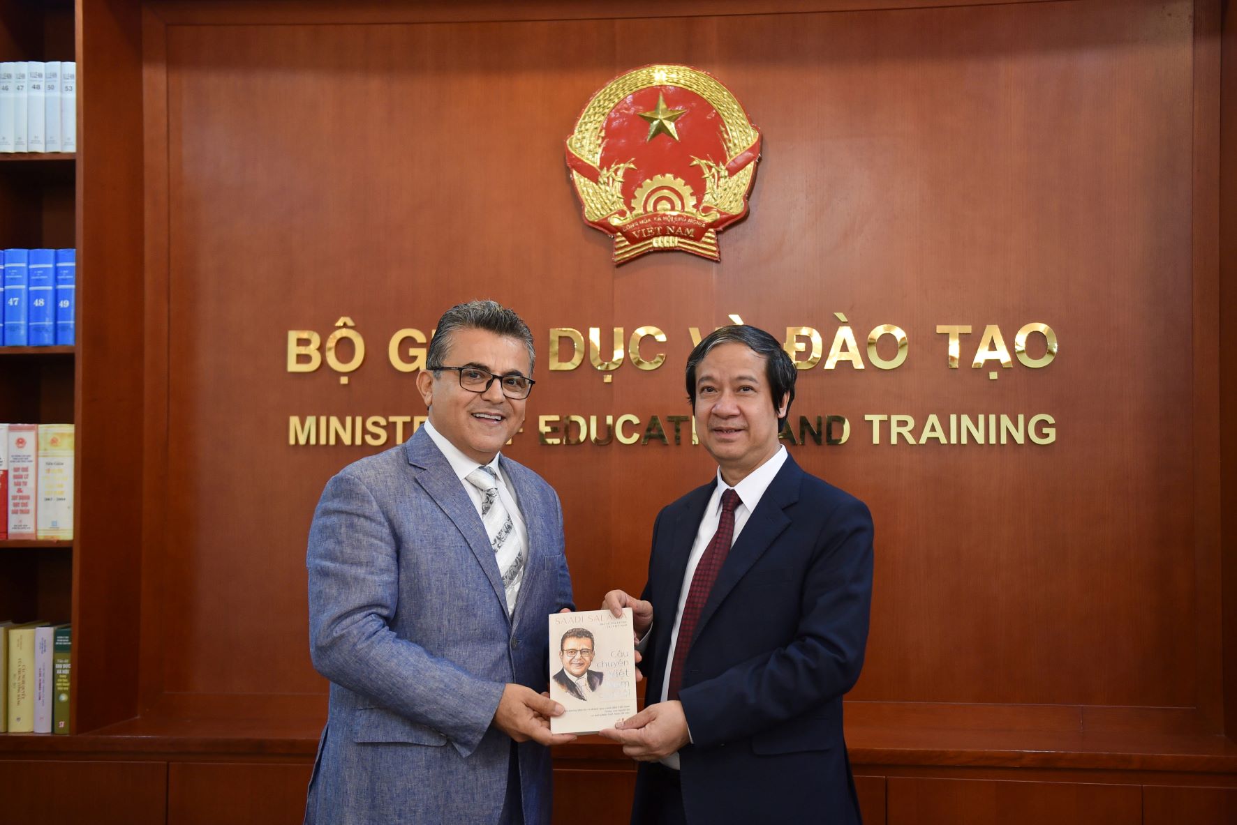 Bộ trưởng Nguyễn Kim Sơn tiếp Đại sứ Palestine tại Việt Nam  ảnh 4