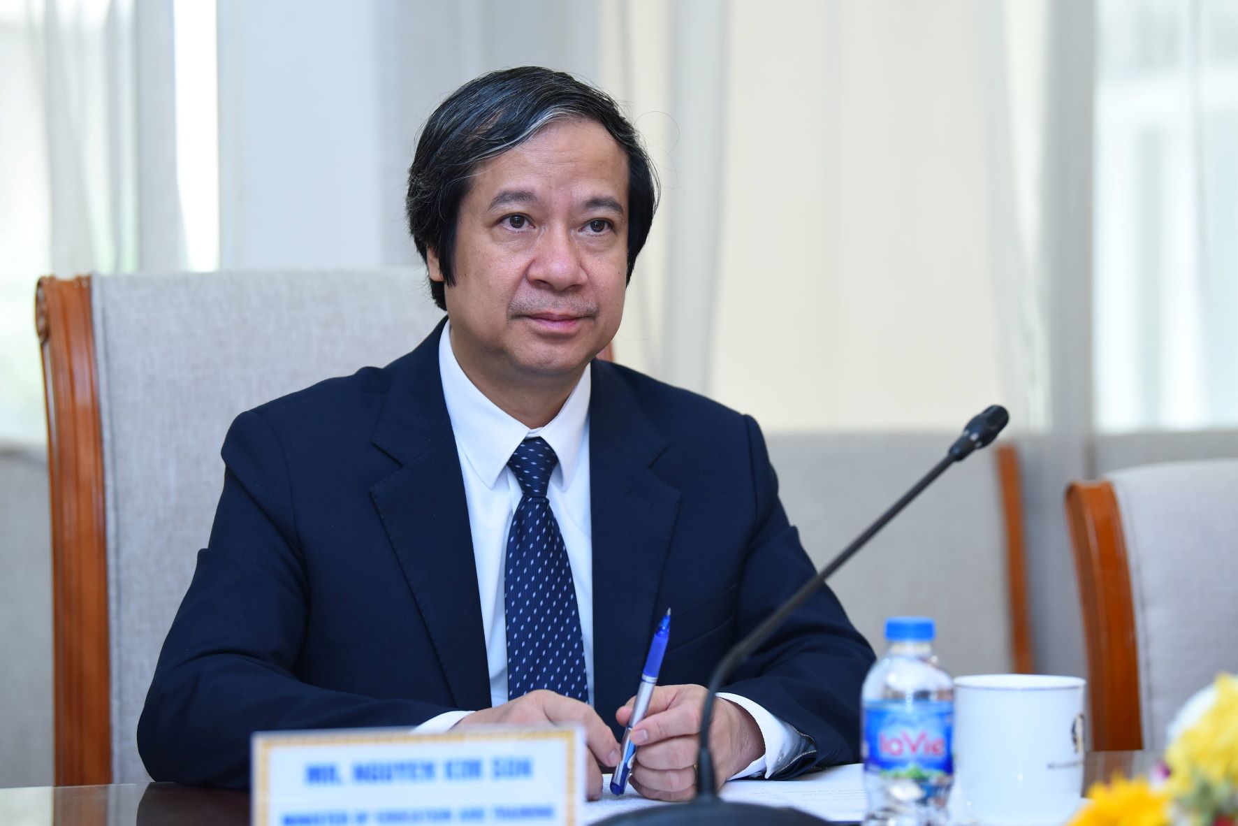 Bộ trưởng Nguyễn Kim Sơn tiếp Trưởng Đại diện Văn phòng JICA tại Việt Nam  ảnh 2