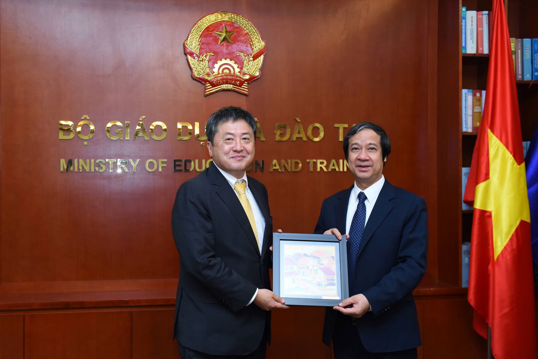 Bộ trưởng Nguyễn Kim Sơn tiếp Trưởng Đại diện Văn phòng JICA tại Việt Nam  ảnh 4