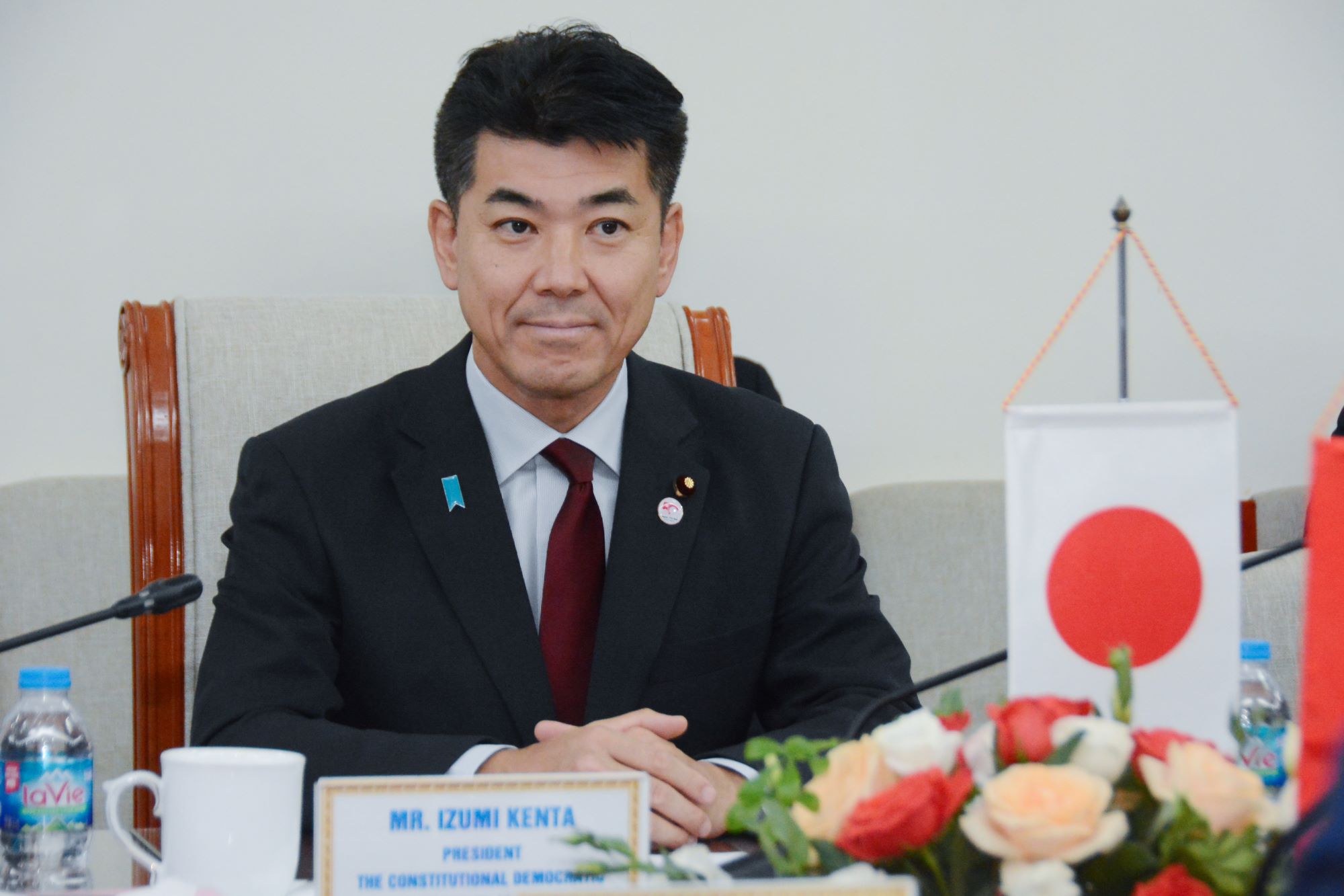 Bộ trưởng Nguyễn Kim Sơn tiếp Chủ tịch Đảng Dân chủ lập hiến Nhật Bản  ảnh 2