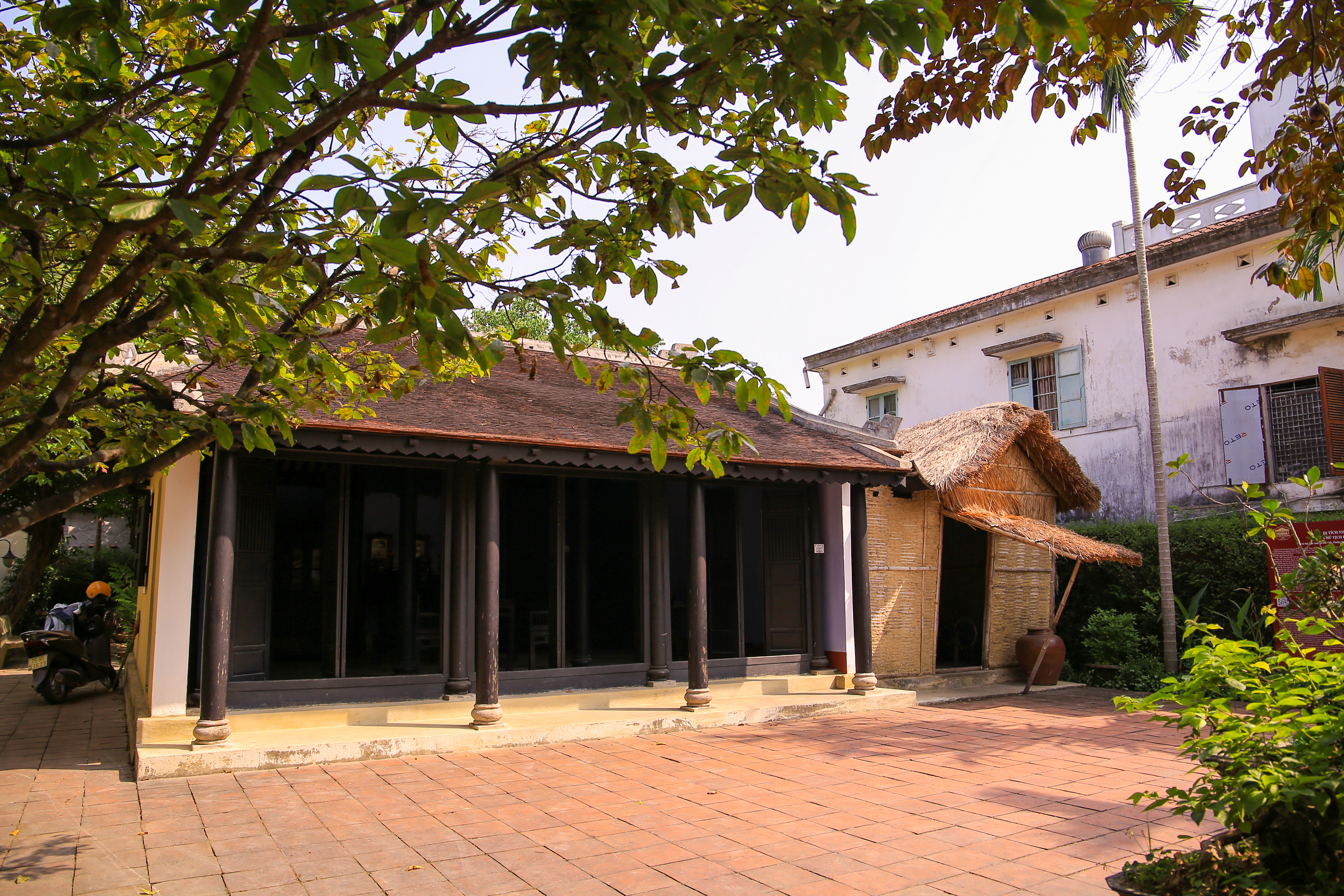 Nhà lưu niệm Bác Hồ tại số 112, Mai Thúc Loan, phường Thuận Lộc, TP Huế. (Ảnh: Hoàng Hải).