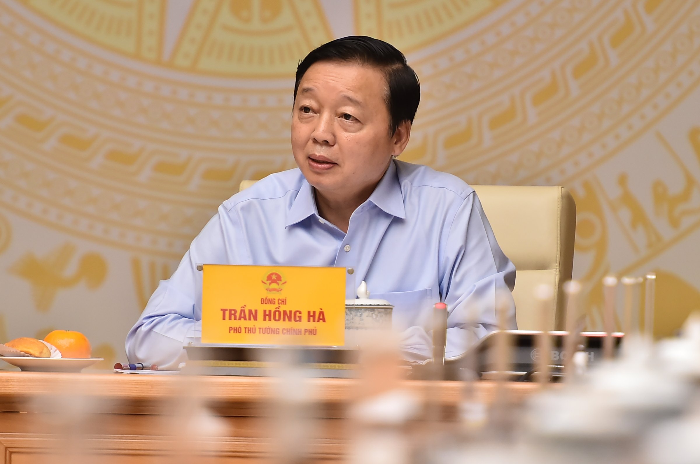 Phó Thủ tướng Trần Hồng Hà tại phiên họp.