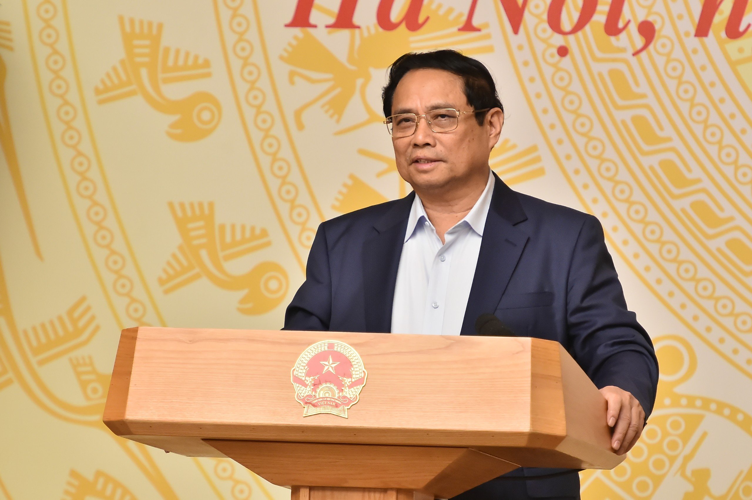 Thủ tướng Phạm Minh Chính phát biểu tại Phiên họp của Ủy ban về “Đổi mới, phát triển giáo dục mầm non đến năm 2030, tầm nhìn đến năm 2045” ngày 4/4/2024.