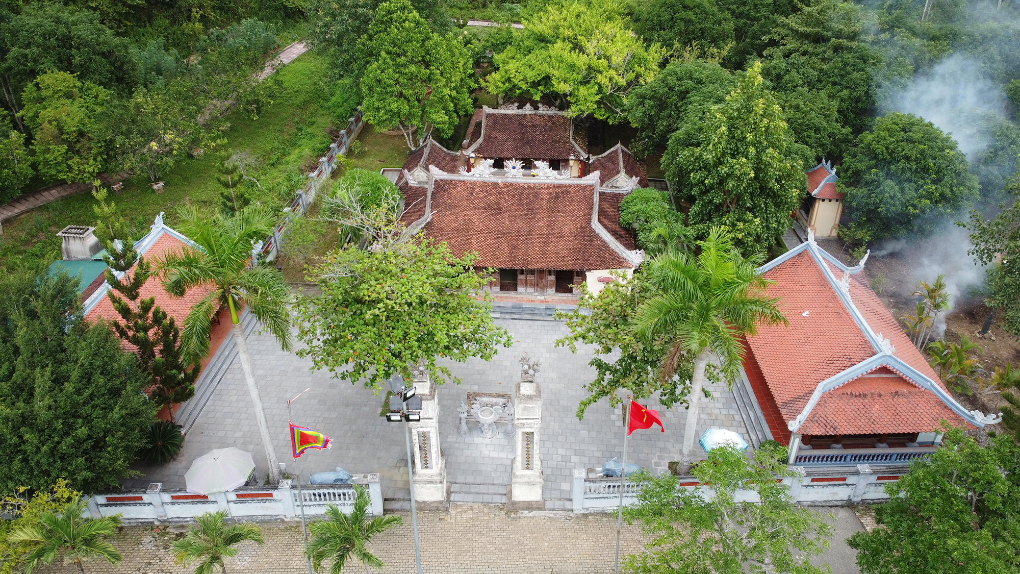 Khu lăng mộ vua Mai Hắc Đế tại huyện Nam Đàn, Nghệ An. (Ảnh: Phạm Tâm).