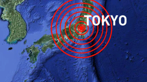 Động đất mạnh 6 độ làm rung chuyển nhà cửa ở Tokyo