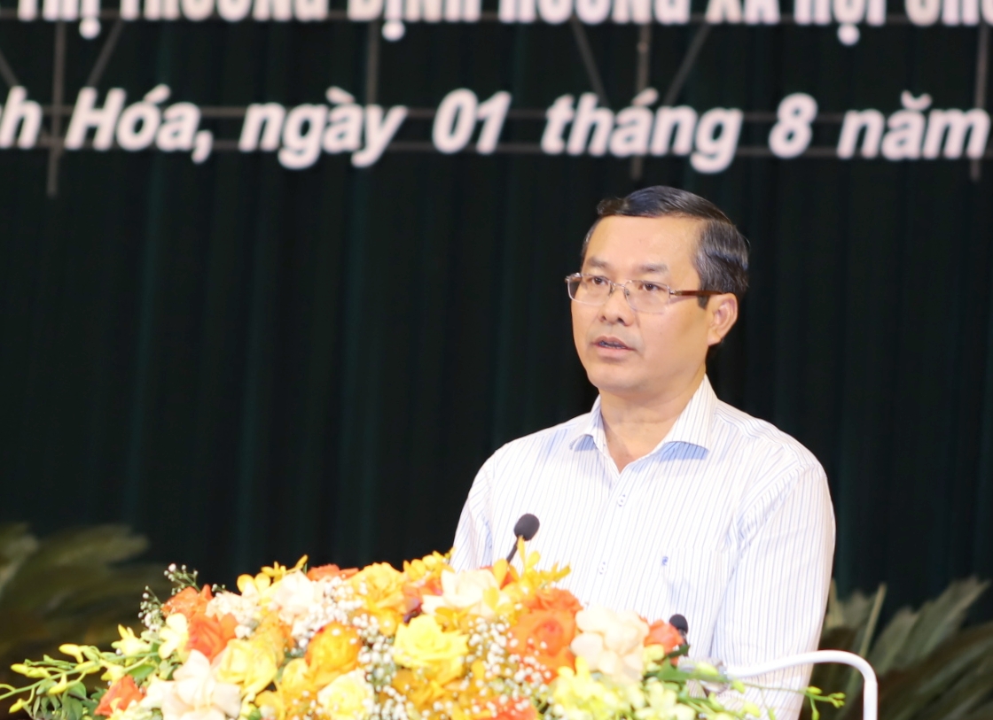 Thứ trưởng Nguyễn Văn Phúc phát biểu tại Hội nghị. (Ảnh: NT).