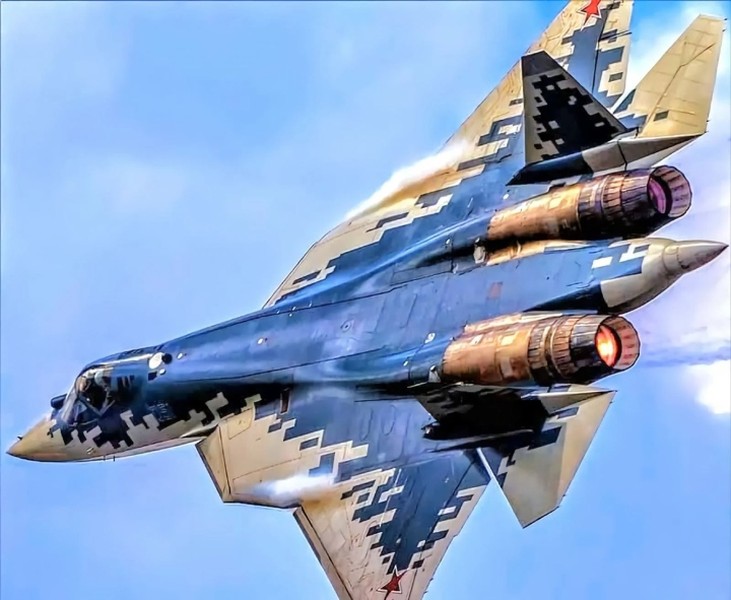 Tiêm kích Su-57 bắt đầu thử nghiệm động cơ thế hệ thứ sáu