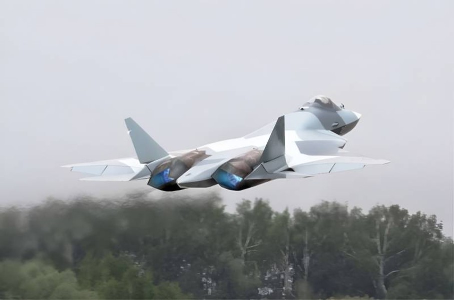 Tiêm kích Su-57 bắt đầu thử nghiệm động cơ thế hệ thứ sáu