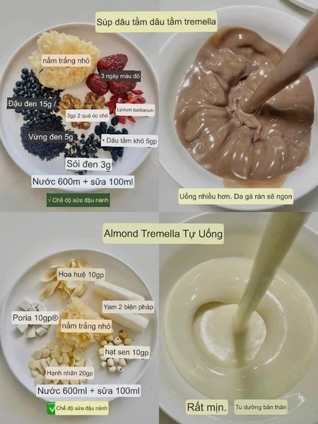 10 công thức làm sữa hạt giảm cân thơm ngon 
