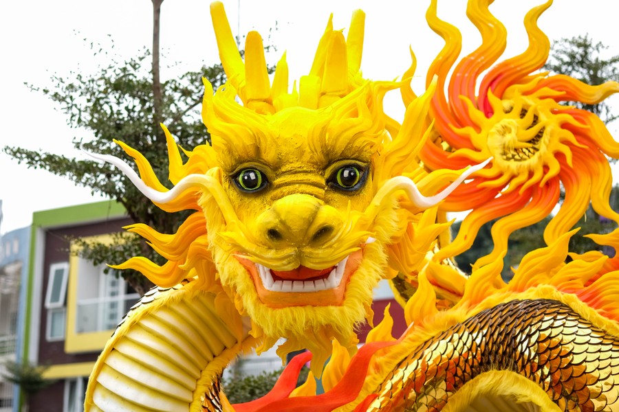 Ngắm thần sắc tuyệt đỉnh của linh vật rồng ở Đà Nẵng