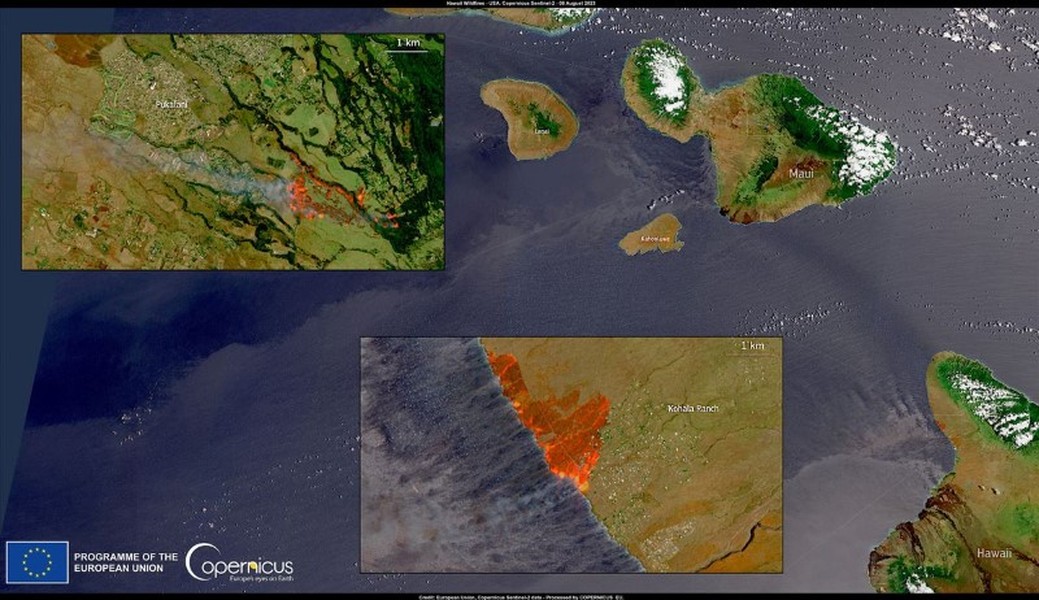 Chùm ảnh cháy rừng như tận thế ở Hawaii