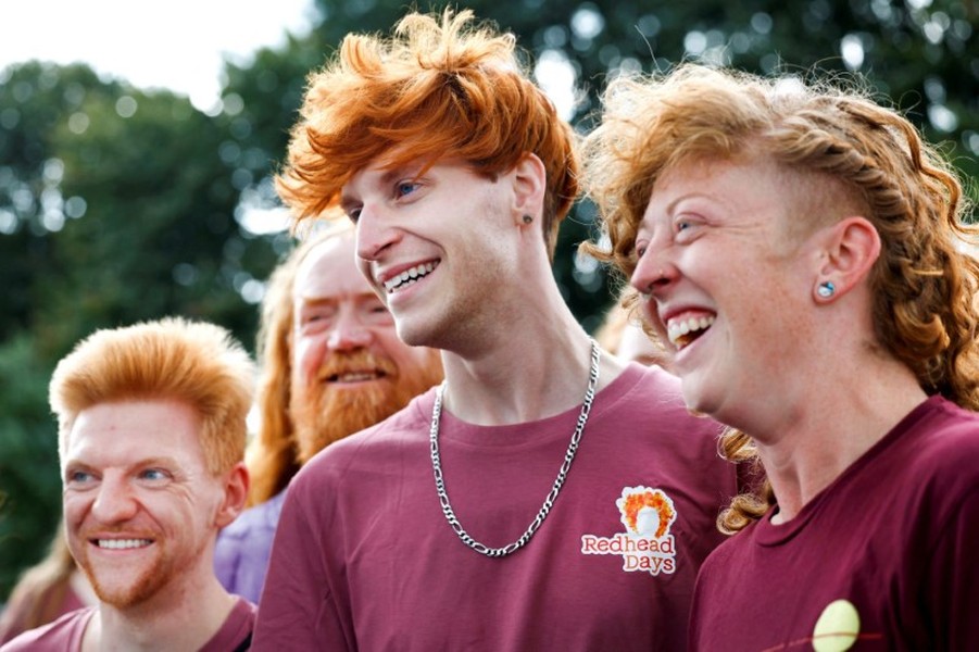 Chùm ảnh Lễ hội Ngày tóc đỏ ở Hà Lan