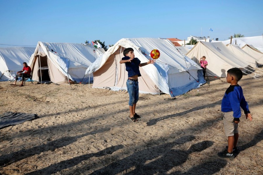 Chùm ảnh trại tị nạn dành cho hàng ngàn người Palestine