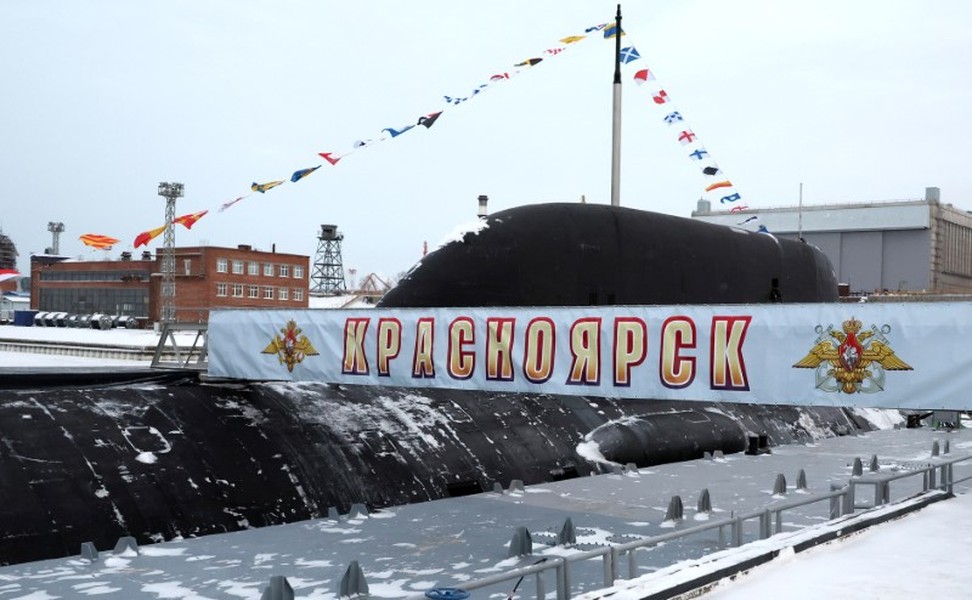 Chùm ảnh Tổng thống Putin dự lễ tiếp nhận 2 tàu ngầm hạt nhân ‘không có đối thủ’