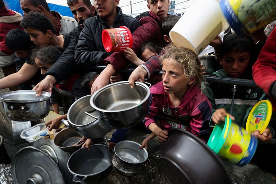 Hình ảnh nạn đói đạt đến mức khủng hoảng ở Gaza