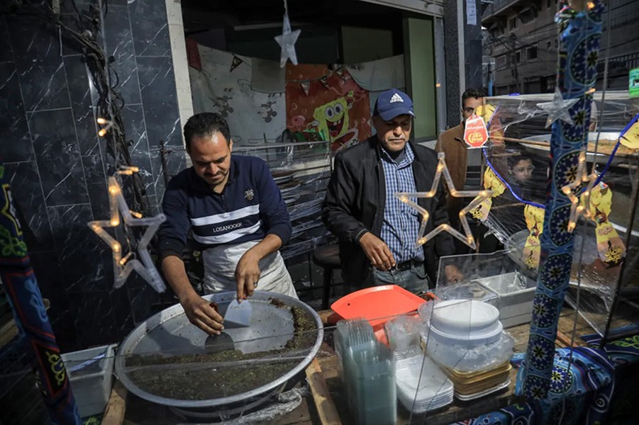 Chùm ảnh Ramadan buồn ở Gaza 