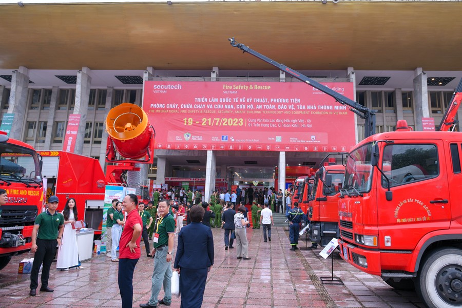 Khai mạc triển lãm quốc tế về phòng cháy, chữa cháy năm 2023
