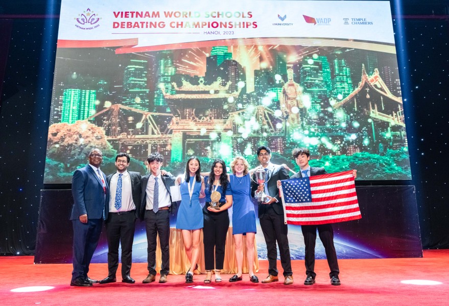 Mỹ vô địch cuộc thi tranh biện WSDC 2023 tổ chức tại Việt Nam
