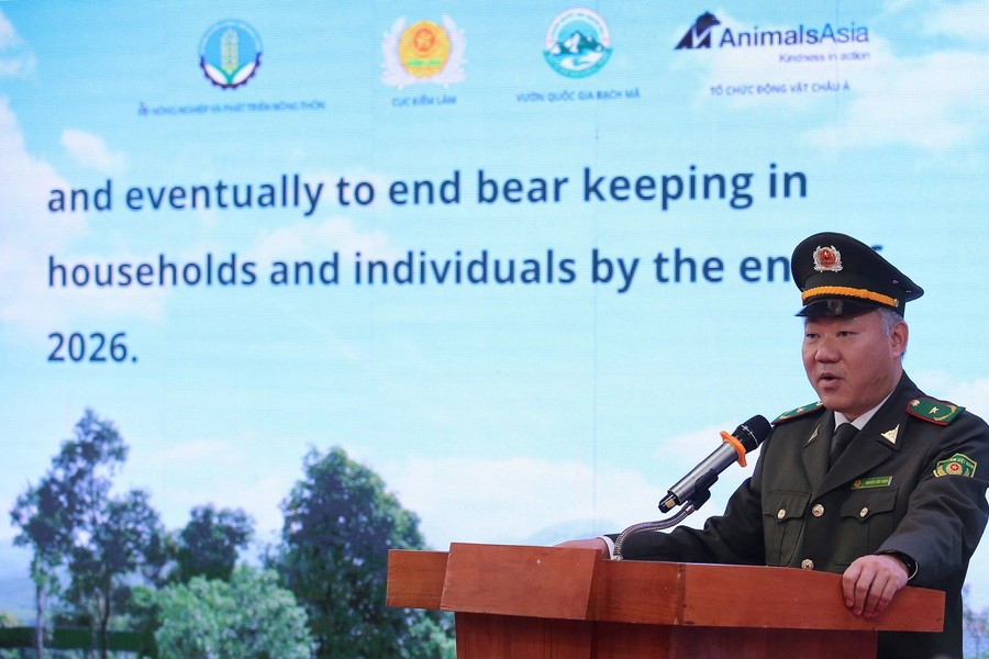 Khánh thành giai đoạn 1 Trung tâm Cứu hộ gấu Việt Nam tại Vườn quốc gia Bạch Mã