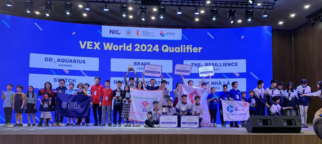 Lộ diện quán quân Giải vô địch quốc gia VEX Robotics 2024