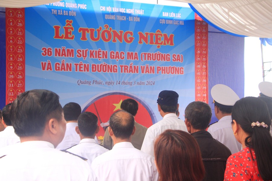 Quảng Bình có con đường mang tên Anh hùng liệt sĩ Gạc Ma Trần Văn Phương 