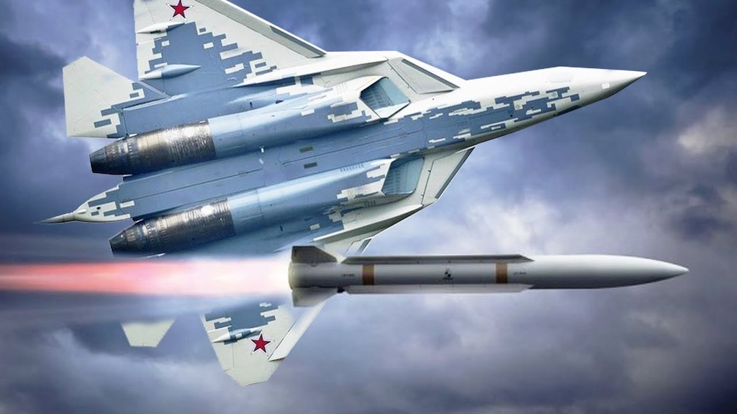 Tiêm kích Su-57 nhận tên lửa mới có tầm bắn 300 km