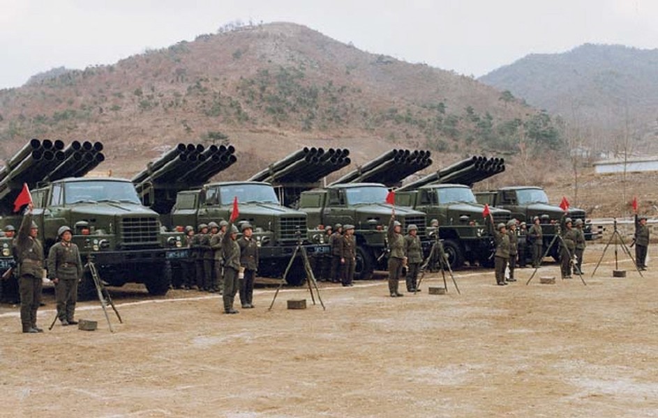 Triều Tiên giữ kỷ lục về số lượng hệ thống pháo binh