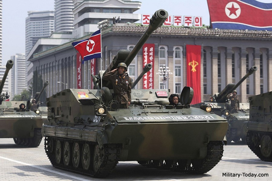 Triều Tiên giữ kỷ lục về số lượng hệ thống pháo binh