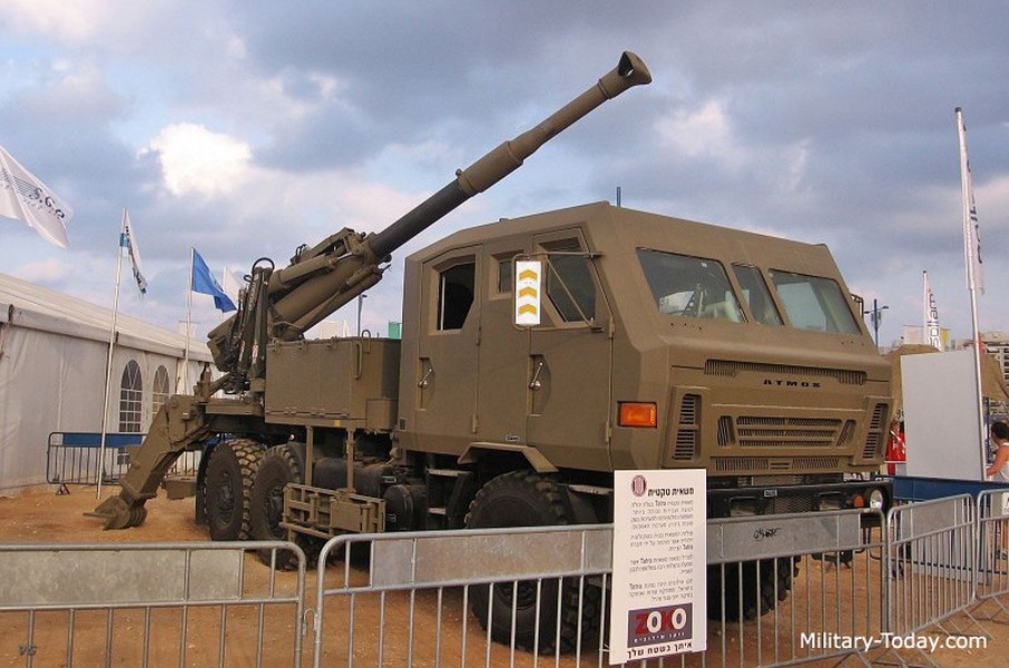 Israel sản xuất pháo tự hành Atmos ngay trên đất khách hàng